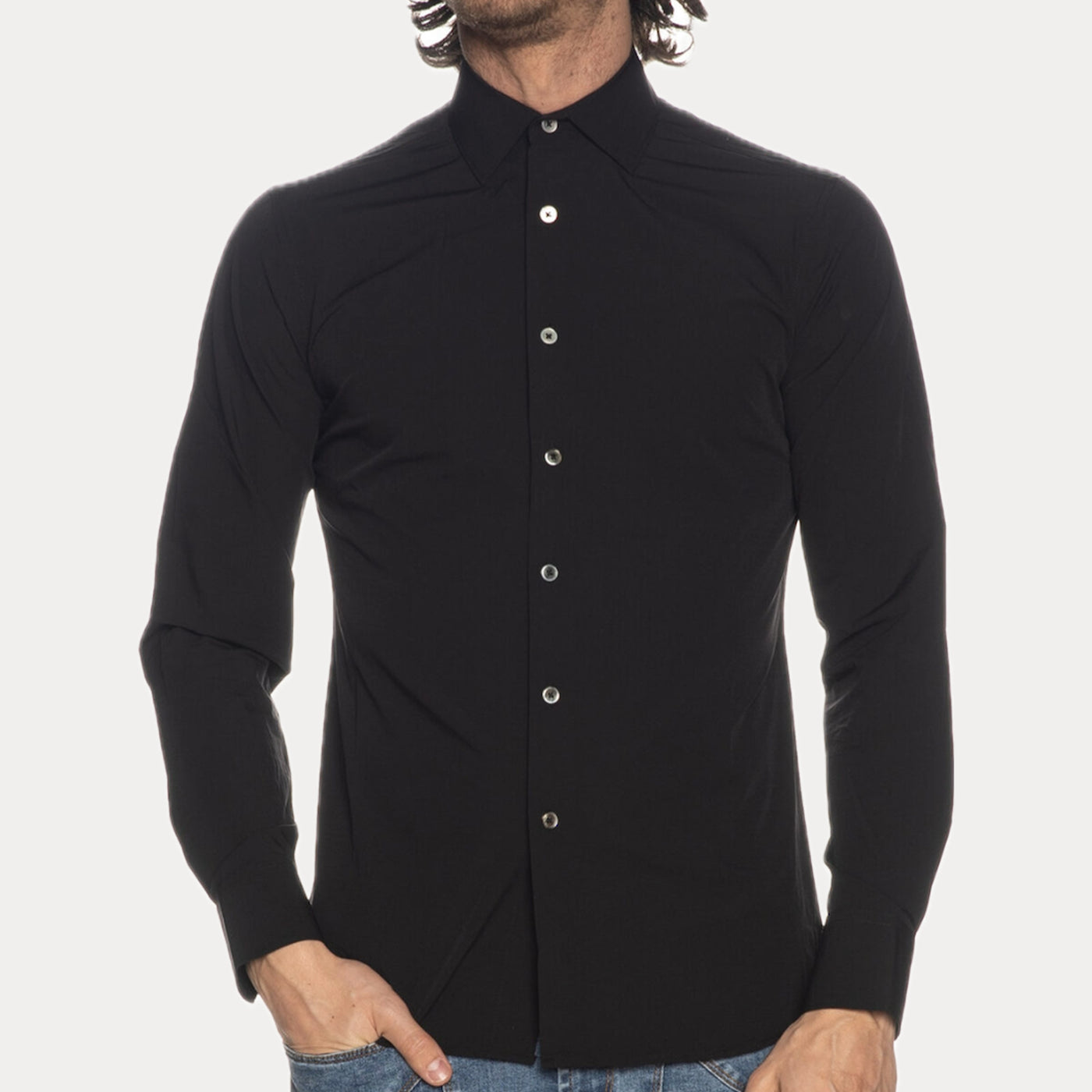 UNITY - CAMICIA CLEAN BLACK