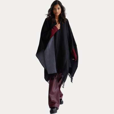 LIU JO - PONCHO DONNA CON LOGO