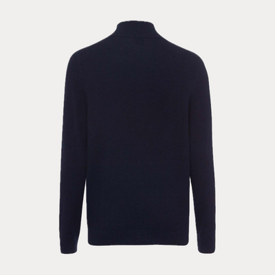 FTC - PULLOVER IN CASHMERE MEZZA ZIP