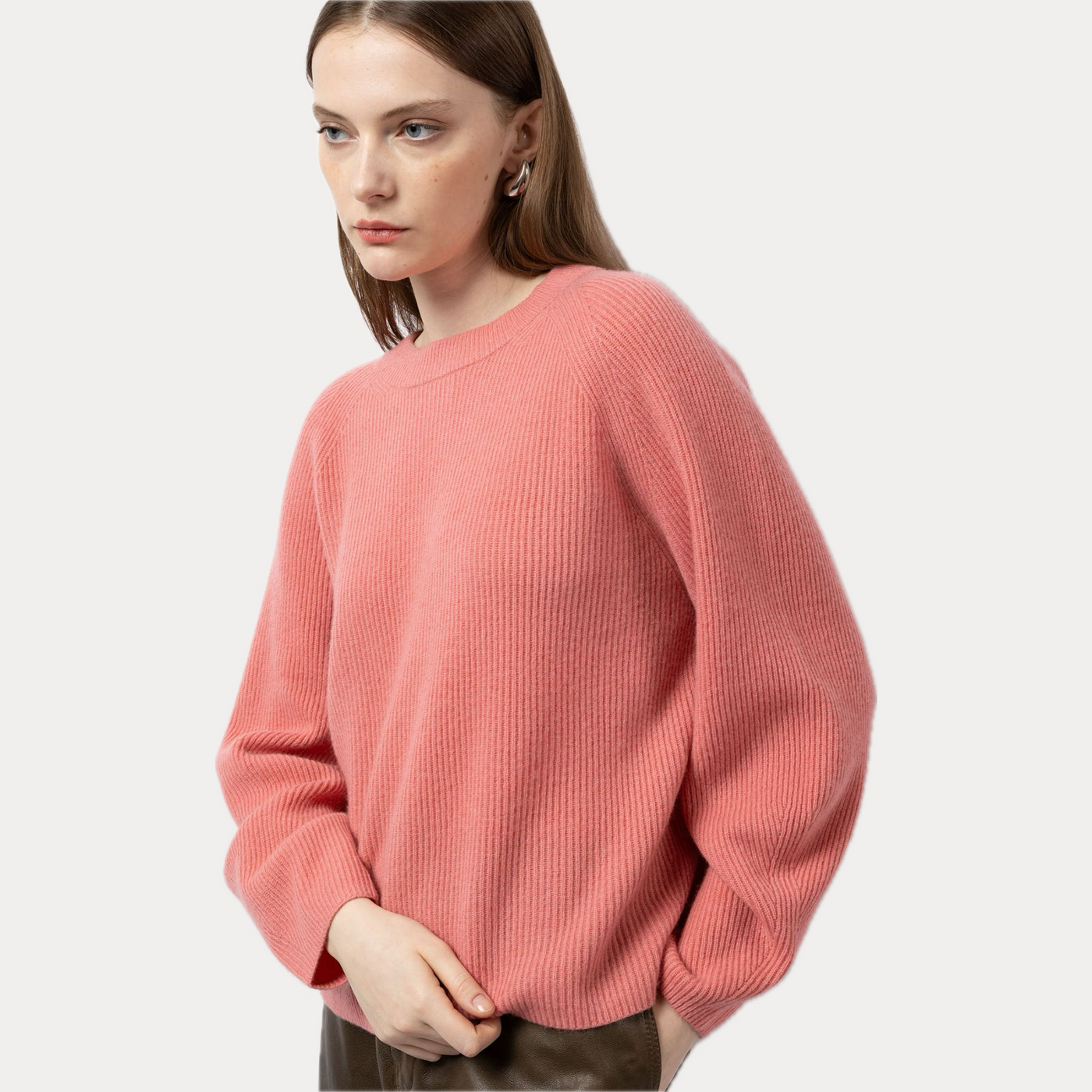 FTC - GIROCOLLO IN CASHMERE IN MAGLIA INGLESE