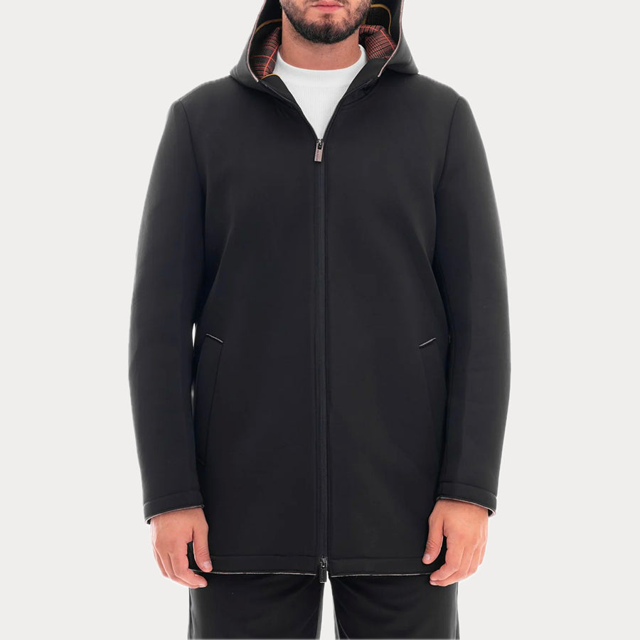 MARK UP - PARKA IN TWILL IN TESSUTO TECNICO