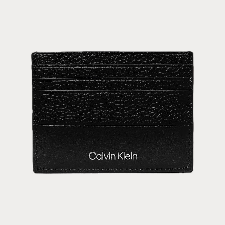 CALVIN KLEIN - PORTA CARTE IN PELLE
