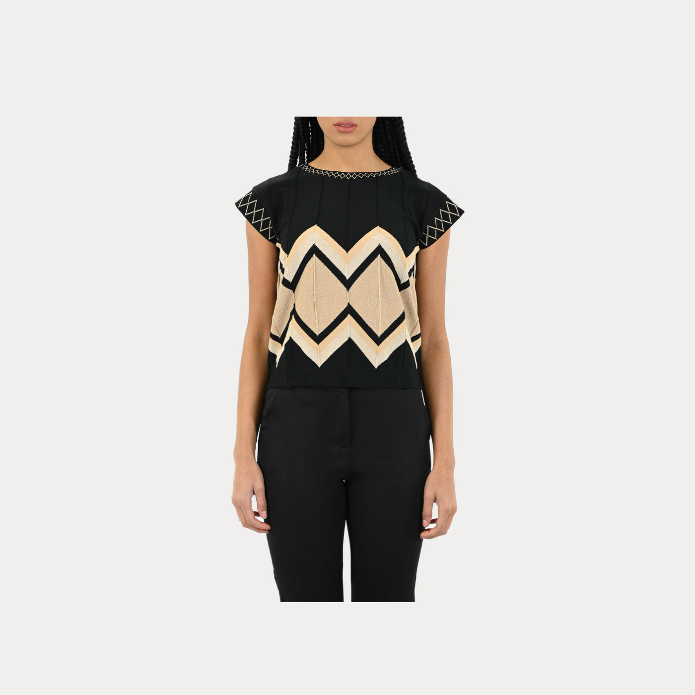 Blusa Donna geometrica