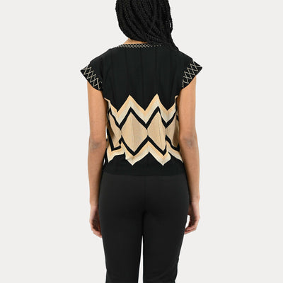 Blusa Donna geometrica