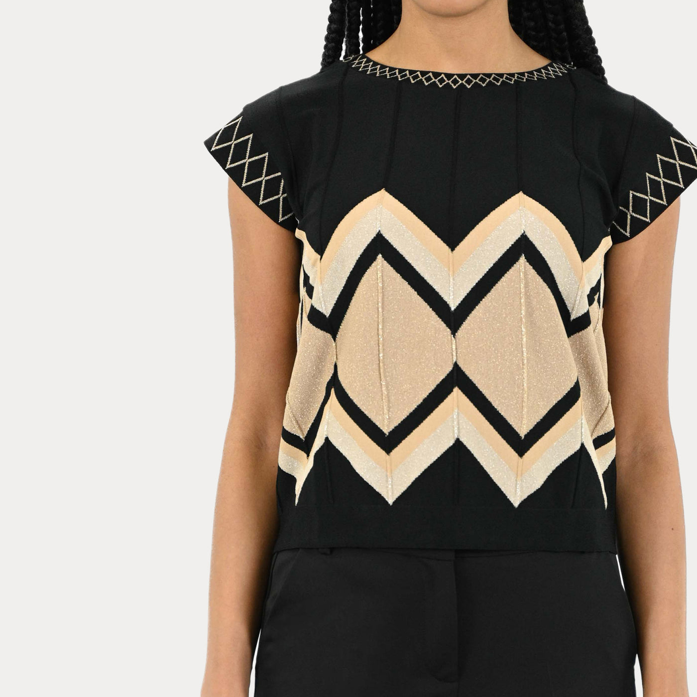 Blusa Donna geometrica