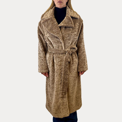 Cappotto Donna lungo con cinta