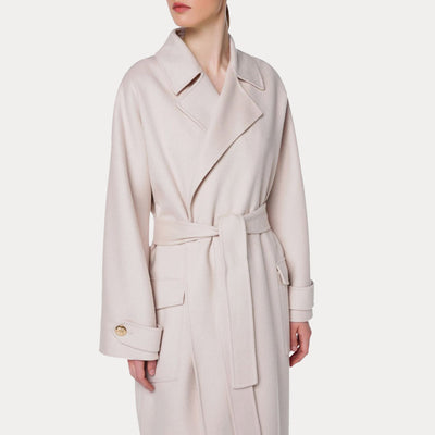Cappotto Donna a vestaglia in misto lana