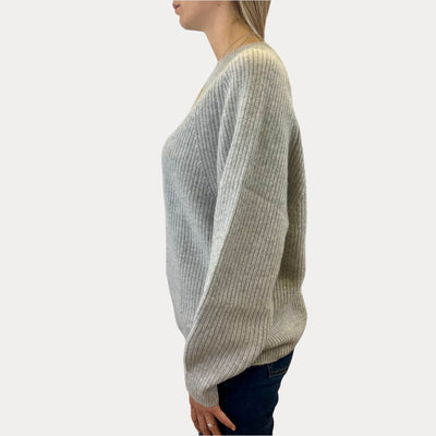 Maglione Donna a coste in cashmere