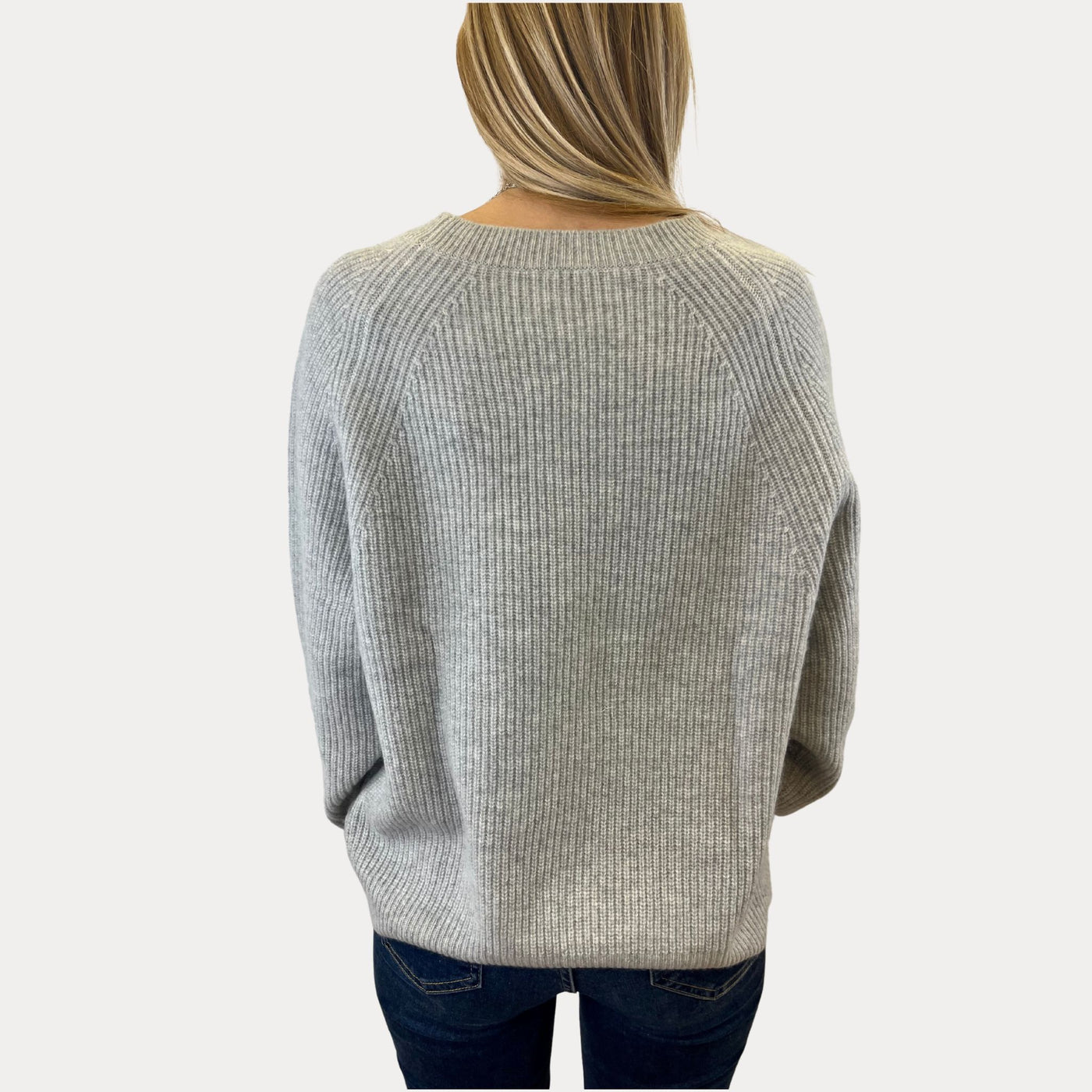 Maglione Donna a coste in cashmere