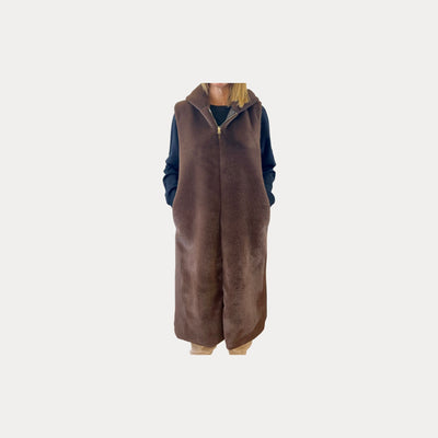 Gilet Donna in pelliccia double face