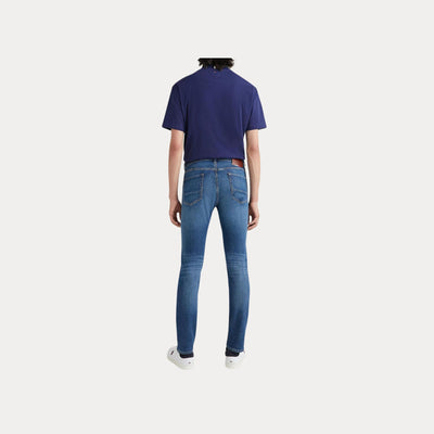 Jeans Uomo cinque tasche dalla vestibilità slim
