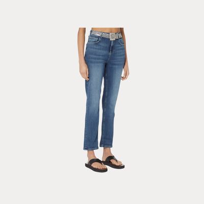 LIUJO - Jeans Donna a vita alta linea dritta