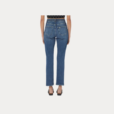 LIUJO - Jeans Donna a vita alta linea dritta