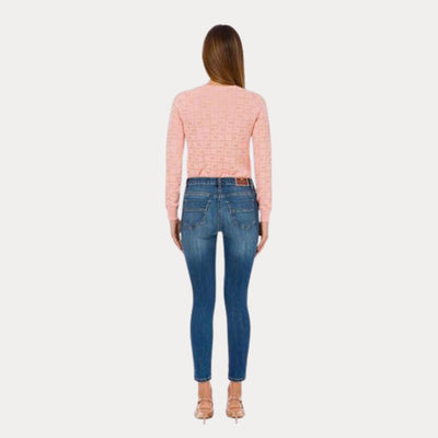 ELISABETTA FRANCHI- Jeans Donna Skinny lunghezza caviglia