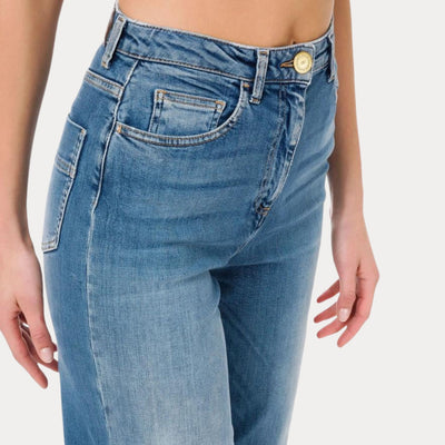 Jeans Donna a palazzo e vita alta