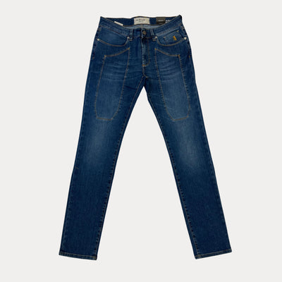 Jeans da uomo denim firmato Jeckerson vista frontale