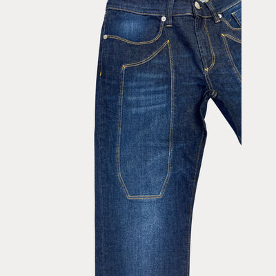 Jeans da uomo denim firmato Jeckerson dettagli sulla gamba