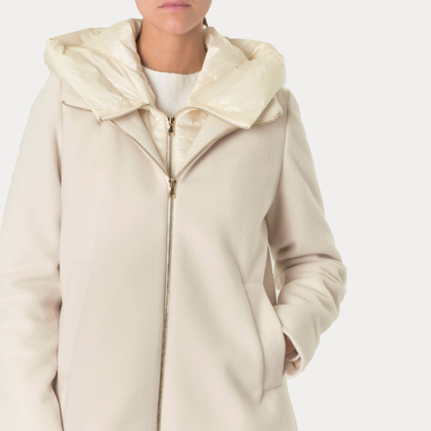 Cappotto da donna in panno soft