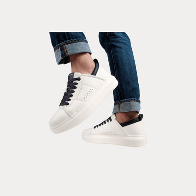 ALEXANDER SMITH - SNEAKERS BIANCA IN PELLE