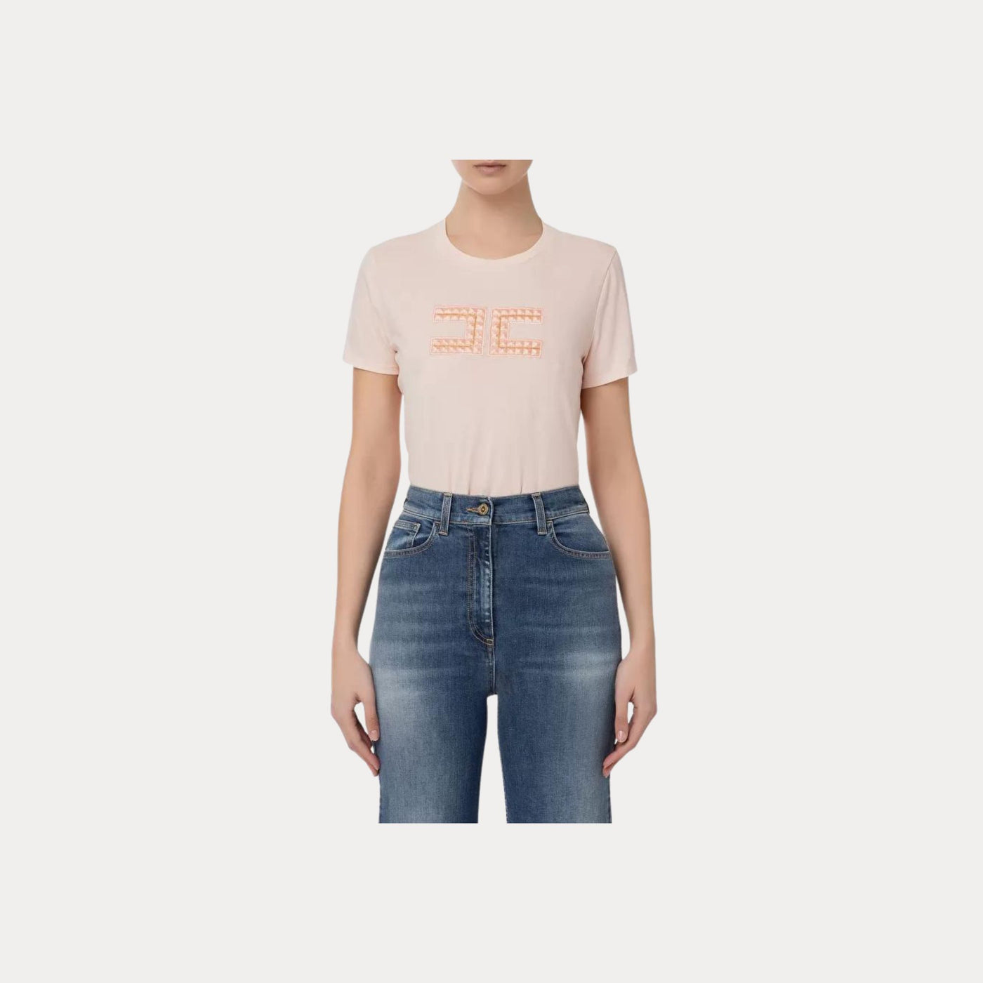 ELISABETTA FRANCHI - T-SHIRT CON LOGO