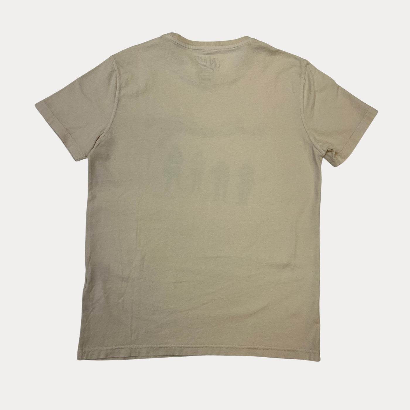 T-shirt da uomo beige firmata Bl'ker vista retro