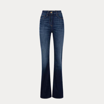 jeans da donna elisabetta franchi con gambe a zampa