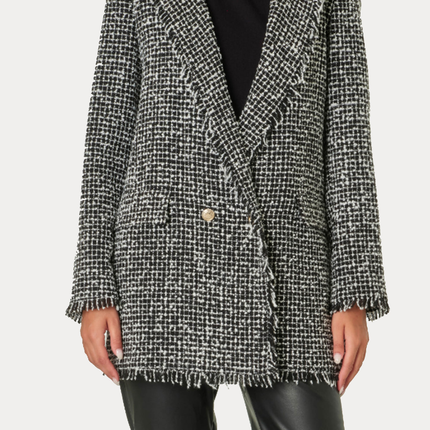 Giacca donna blazer tweed