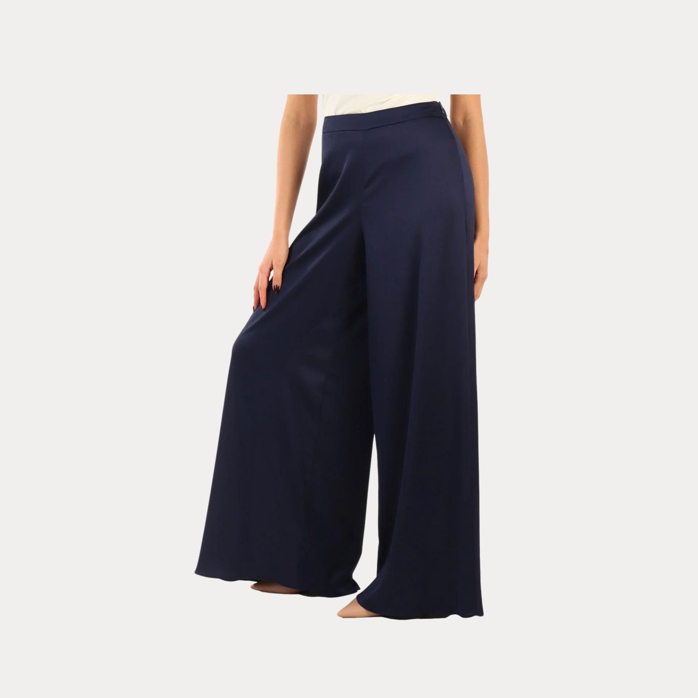 Pantalone Donna largo in creponne